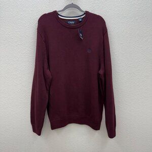 Chaps Knit Pullover Long Sleeve 100% Cotton Sweater Mens size XXL NEW